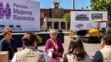 Naucalpan recibe entrega de tarjetas de Pensión Mujeres Bienestar y anuncia apoyos para el municipio