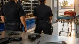 Oficial de la policía estatal resulta lesionada por activación accidental de arma durante cambio de turno