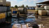 Tizayuca: desmantelan centro clandestino con 456,300 litros de posible hidrocarburo
