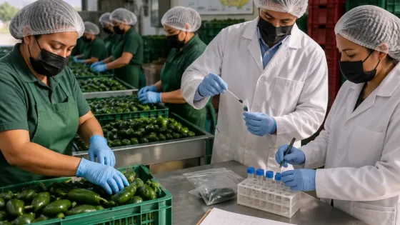 Cofepris investiga planta empacadora de jalapeños en Nuevo León tras alerta por salmonela