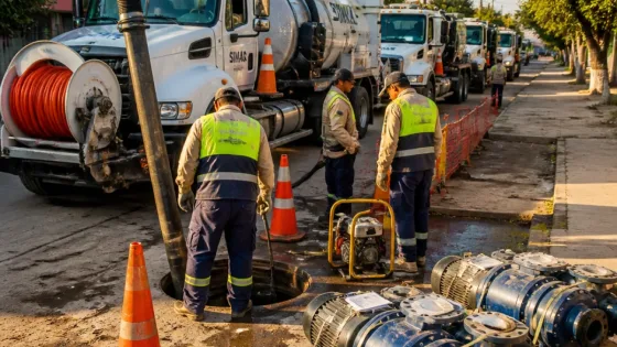 Torreón: Simas despliega brigadas en colonias para atender rezago en agua y drenaje