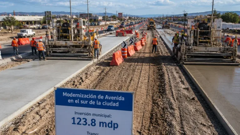Arranca pavimentación con concreto hidráulico en la avenida Mahatma Gandhi; inversión superior a 35 mdp