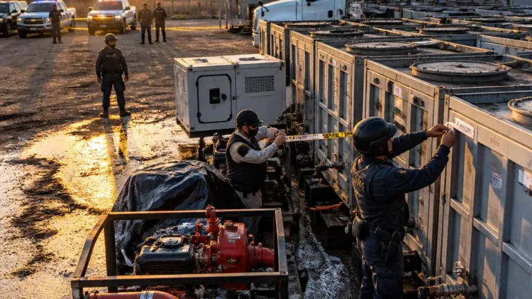 Aseguran en Allende más de 370 mil litros de hidrocarburo y equipo relacionado