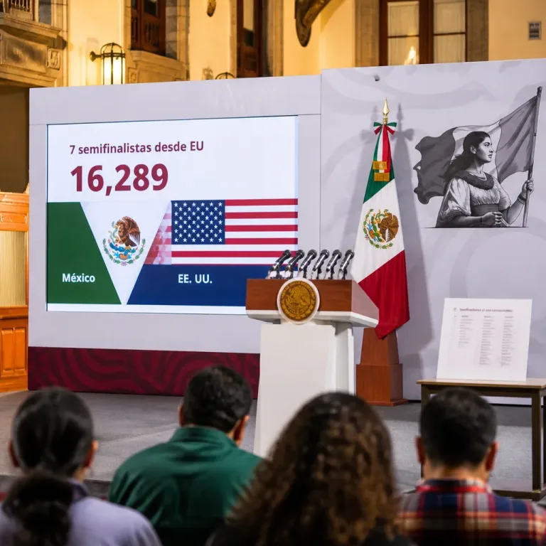 México Canta: 16,289 jóvenes compiten; siete semifinalistas desde EU anunciados en Palacio Nacional