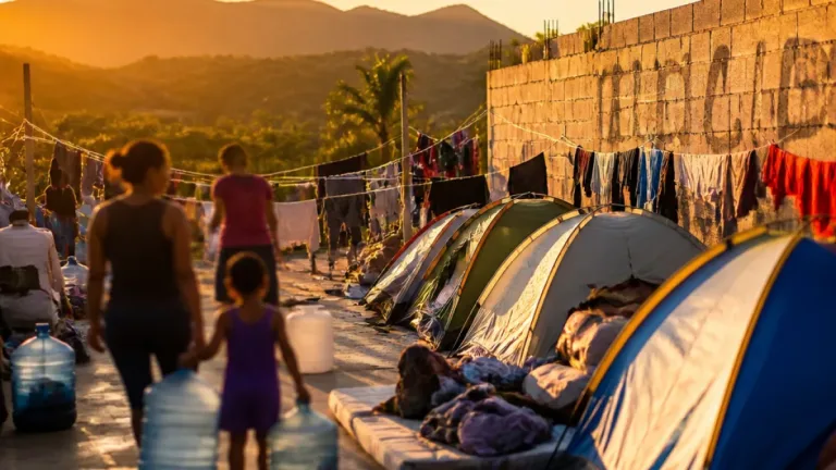 Desplazamiento por violencia y drones deja decenas de familias refugiadas en Lázaro Cárdenas