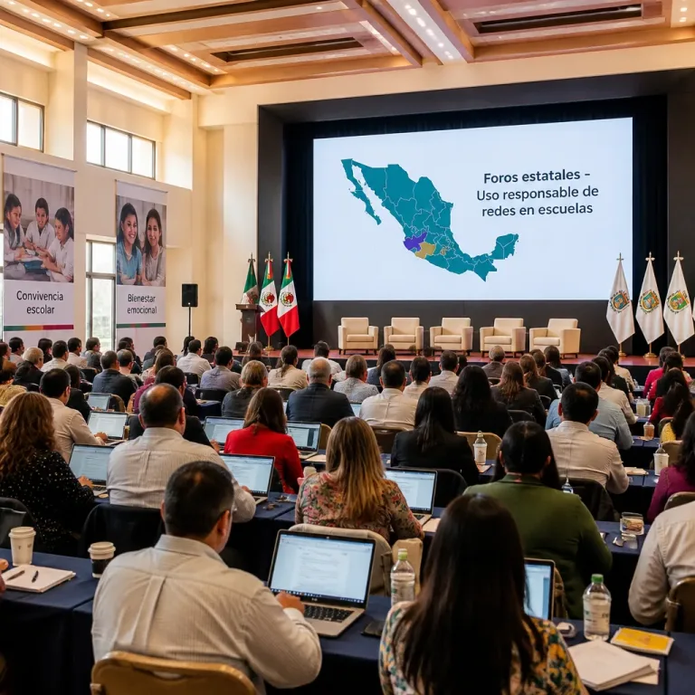 SEP impulsa foros estatales para regular uso de redes sociales en las escuelas