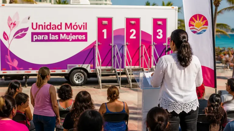 Gobierno de Quintana Roo lanza Unidad Móvil para llevar apoyo integral a mujeres de comunidades lejanas