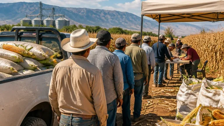 Gobierno federal inicia apoyos y anuncia incentivos para productores de maíz en Sinaloa