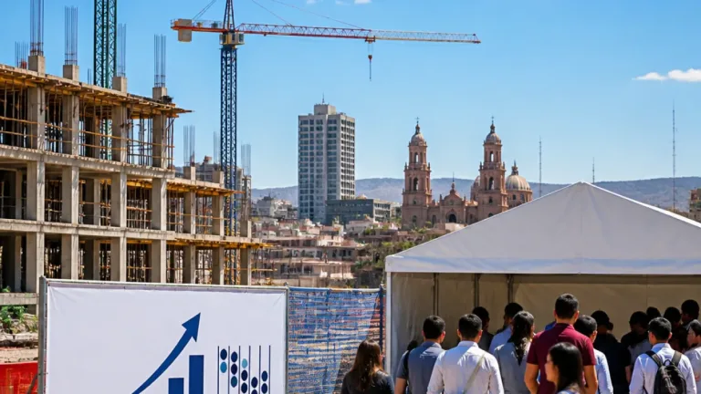 INEGI: Aguascalientes reporta impulso en construcción, empleo y salarios en mayo de 2026