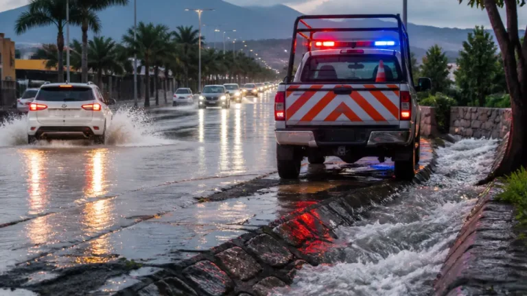 Monzón mexicano mantiene lluvias en Nayarit; Protección Civil pide precaución por encharcamientos