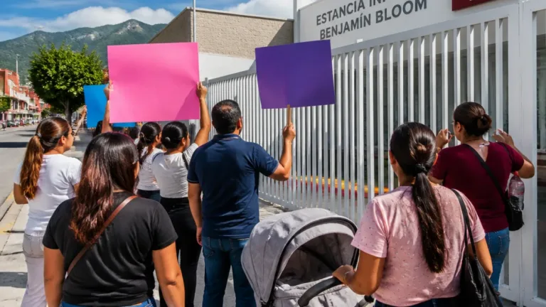 Orizaba: ISSSTE asegura continuidad de la Estancia Infantil Benjamín Bloom tras protesta de padres
