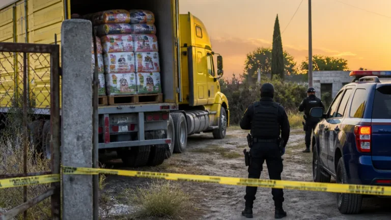 Recuperan en límites Hidalgo-Edomex 800 mil pesos en alimento para mascotas tras robo de tráiler