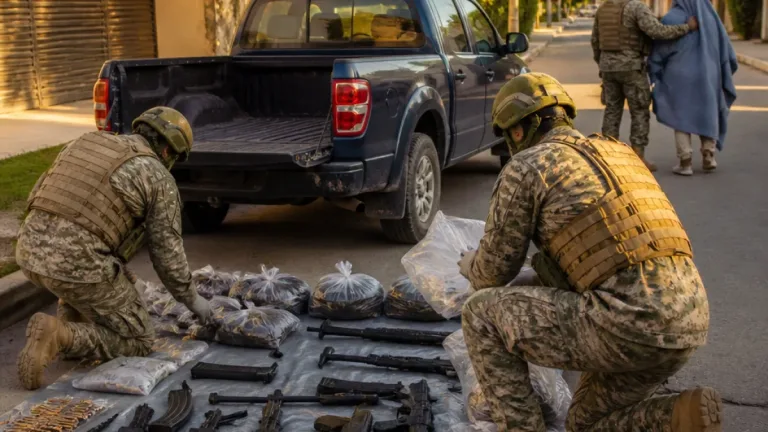 Rescatan en Culiacan a joven secuestrado; Armada asegura arsenal en tres municipios de Sinaloa