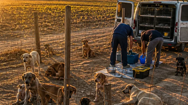 Rescatan en Tlaxcala a 15 perros de presunto criadero clandestino en Calpulalpan