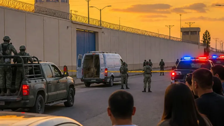 Riña en penal de Culiacán deja a un interno muerto; fuerzas estatales y federales resguardan el lugar