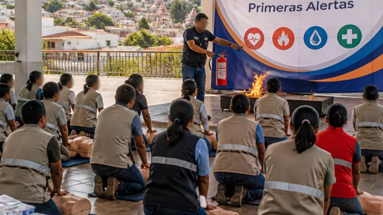 San Juan del Río fortalece respuesta comunitaria con capacitación de 'Primeras Alertas'