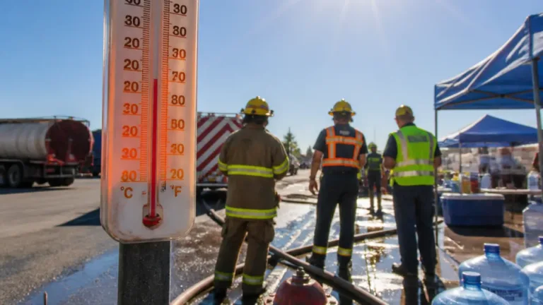 San Luis Rio Colorado: cuerpos de emergencia y servicios mantienen la ciudad pese a ola de hasta 50°C