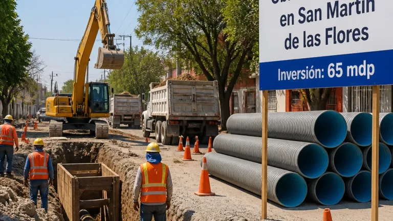 Tlaquepaque invierte 65 mdp en San Martín para frenar inundaciones y mejorar vialidad