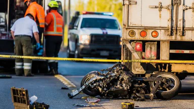 Tragedia vial en Santa Catarina: muere motociclista tras chocar contra camión estacionado
