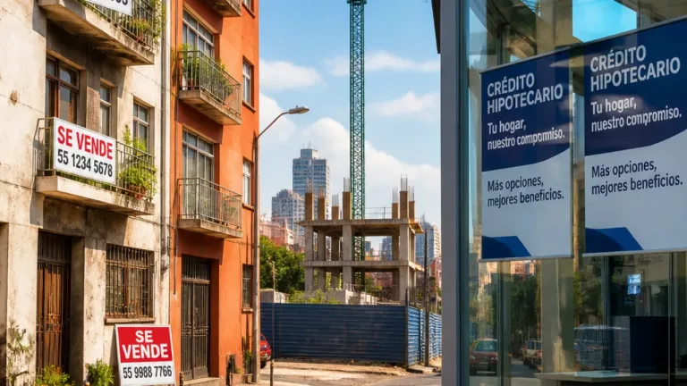 Vivienda usada sostiene mercado hipotecario en Ciudad de Mexico pese a baja construcción